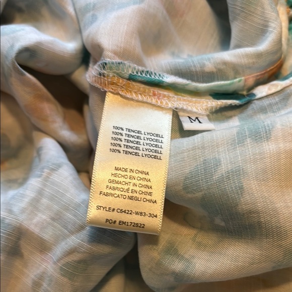 Cloth & Stone Artistic Watercolor dress - size Medium - Picture 10 of 12